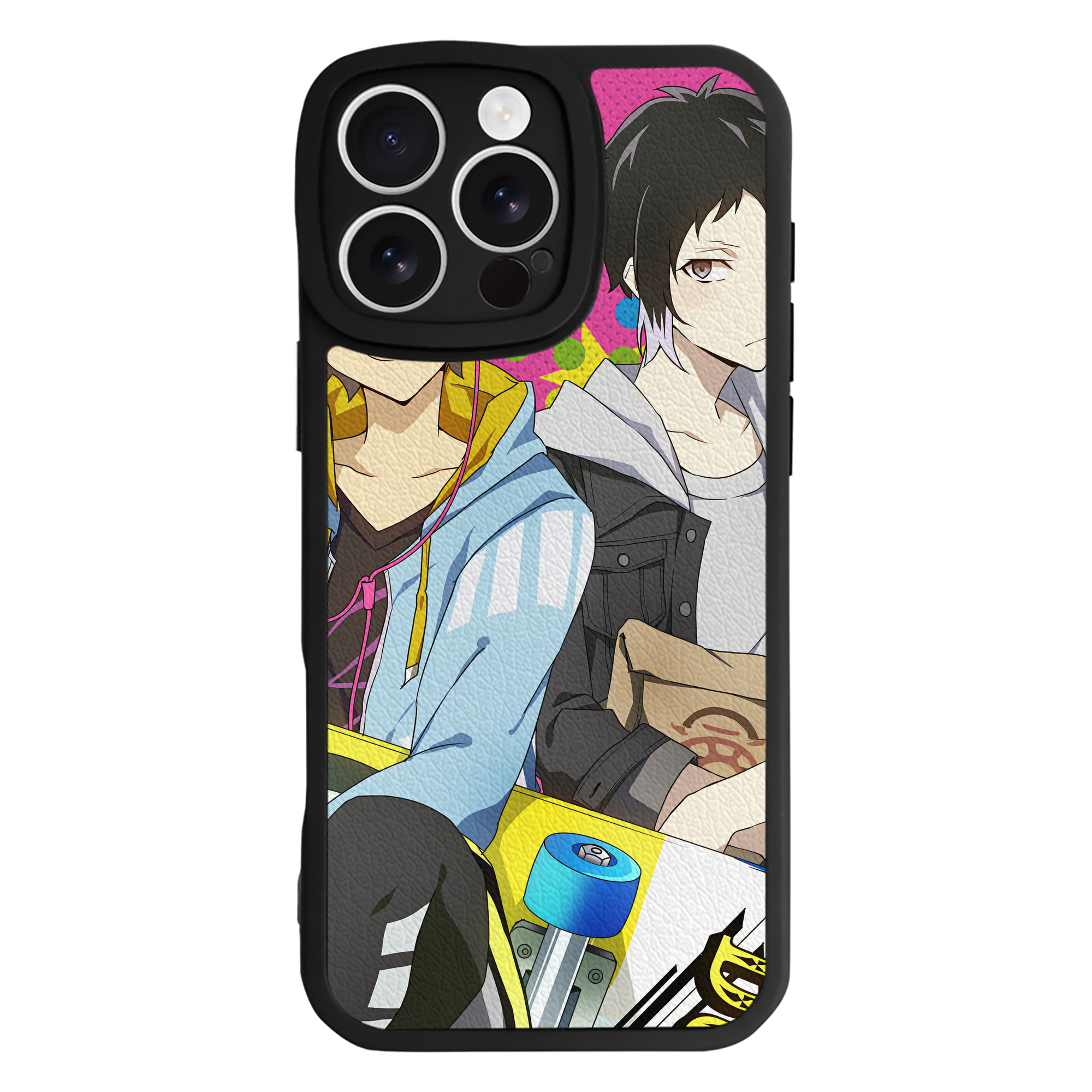（画像用） 文豪ストレイドッグス Bungo Stray Dogs 【iPhone 16シリーズ対応】シリコンスマホケース（レザー調） 材質：シリコン